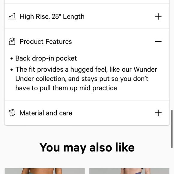 NWT Lululemon InStill HR Tight 25” in Warped Grain Alpine White Black Sz 2 - Picture 11 of 13